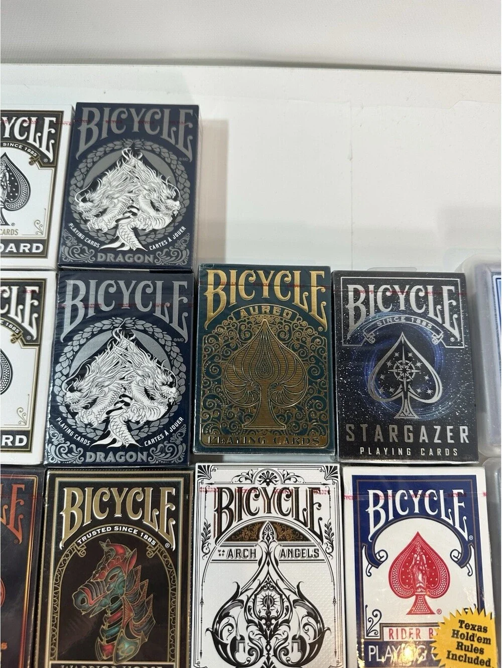 44 Playing Card Decks Lot: Bicycle, Theory11, Hoyle & More — Brand New Sealed‎